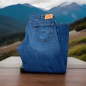 Levis 569 Jeans Mens‎ 40 X 30 Loose Straight Medium Wash Y2K 100% Cotton